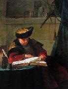 Jean Simeon Chardin dit Le Souffleur oil